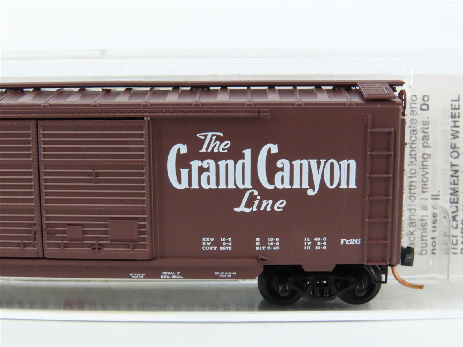 N Scale Micro-Trains MTL 23290 ATSF Santa Fe Grand Canyon 40' Box Car #64279