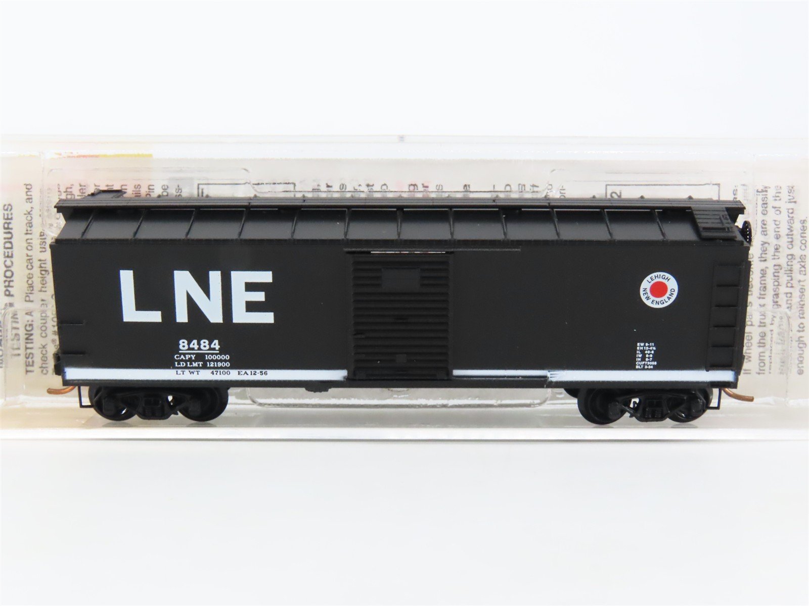 N Scale Micro-Trains MTL 120030 LNE Lehigh & New England 40' Box Car #8484