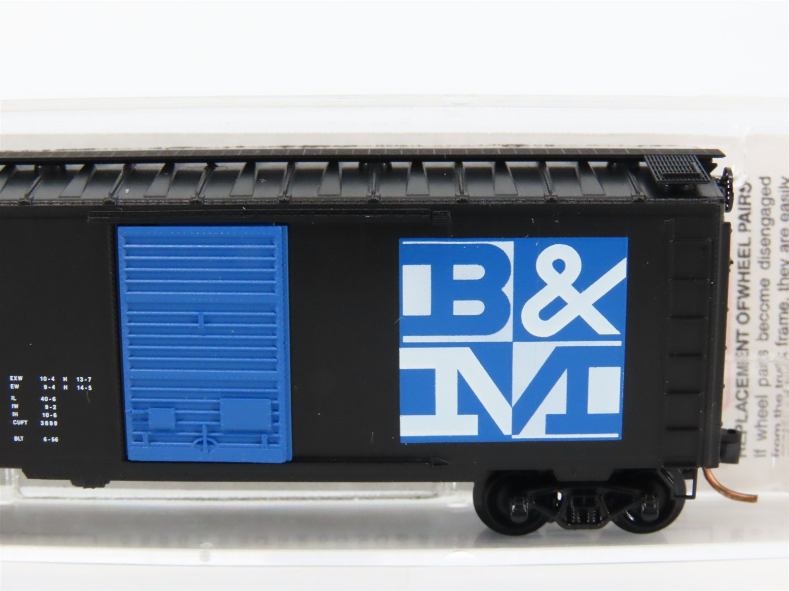 N Scale Micro-Trains MTL 20400 BM Boston & Maine 40' Single Door Box Car #74706
