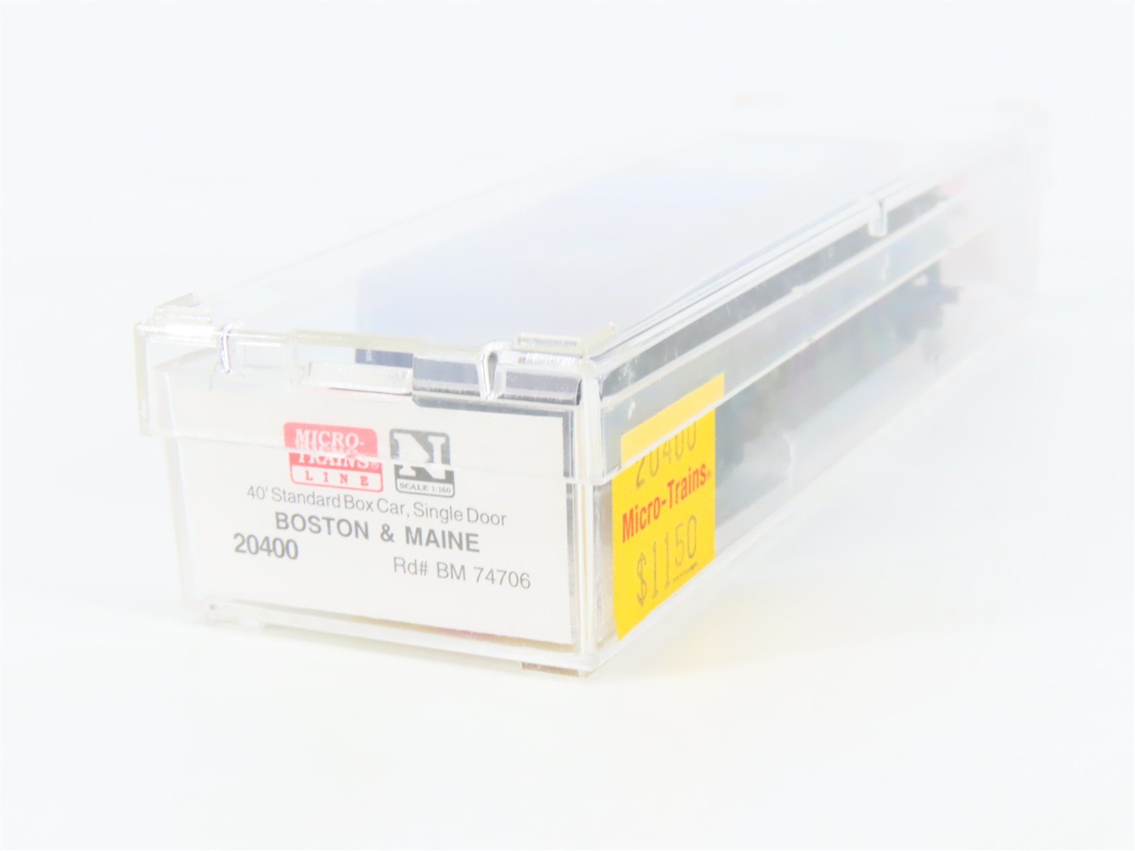 N Scale Micro-Trains MTL 20400 BM Boston & Maine 40' Single Door Box Car #74706