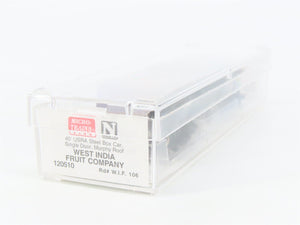 N Scale Micro-Trains MTL 120510 WIF West India Fruit & Steamship 40' Boxcar #106