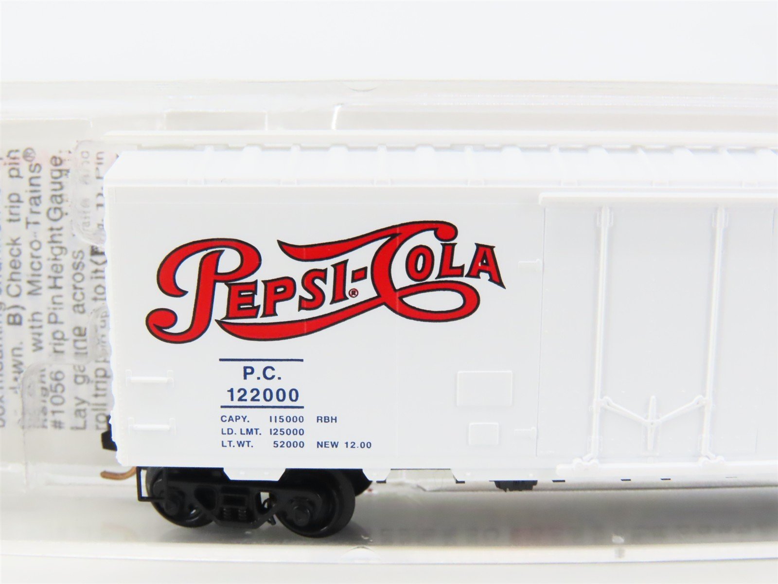 N Scale Micro-Trains MTL 21270 PC Pepsi Cola 40' Plug Door Box Car #122000