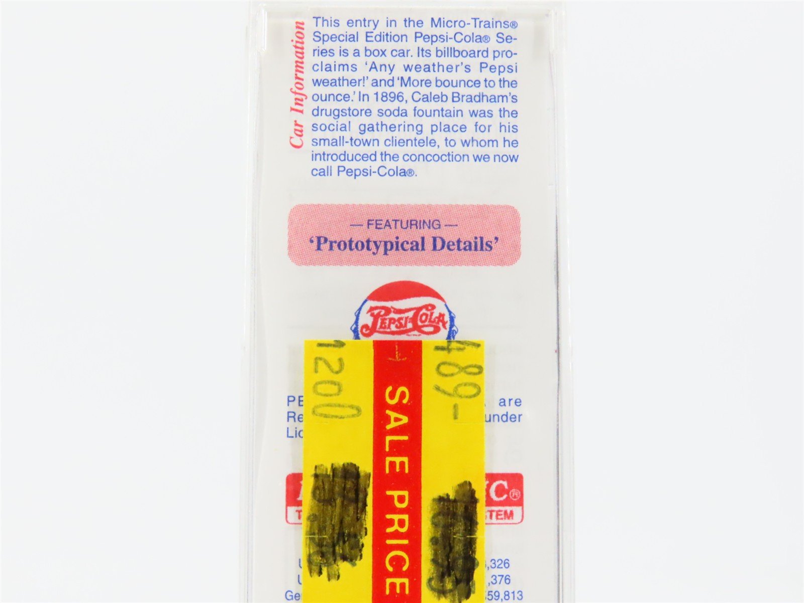 N Scale Micro-Trains MTL 21270 PC Pepsi Cola 40' Plug Door Box Car #122000