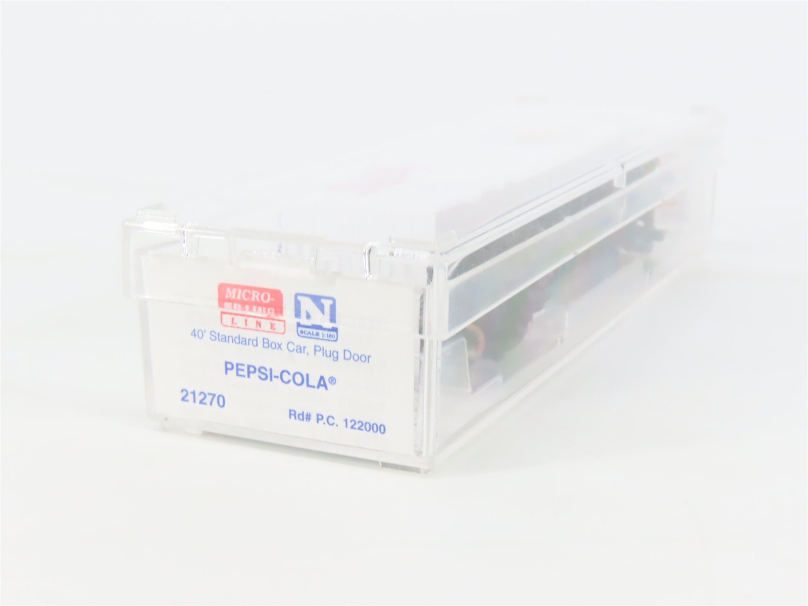 N Scale Micro-Trains MTL 21270 PC Pepsi Cola 40' Plug Door Box Car #122000