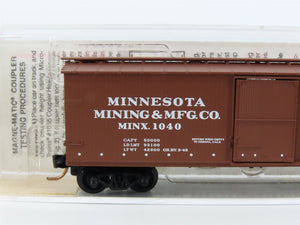 N Scale Micro-Trains MTL 39190 MINX 3M Company 40' Single Door Box Car #1040