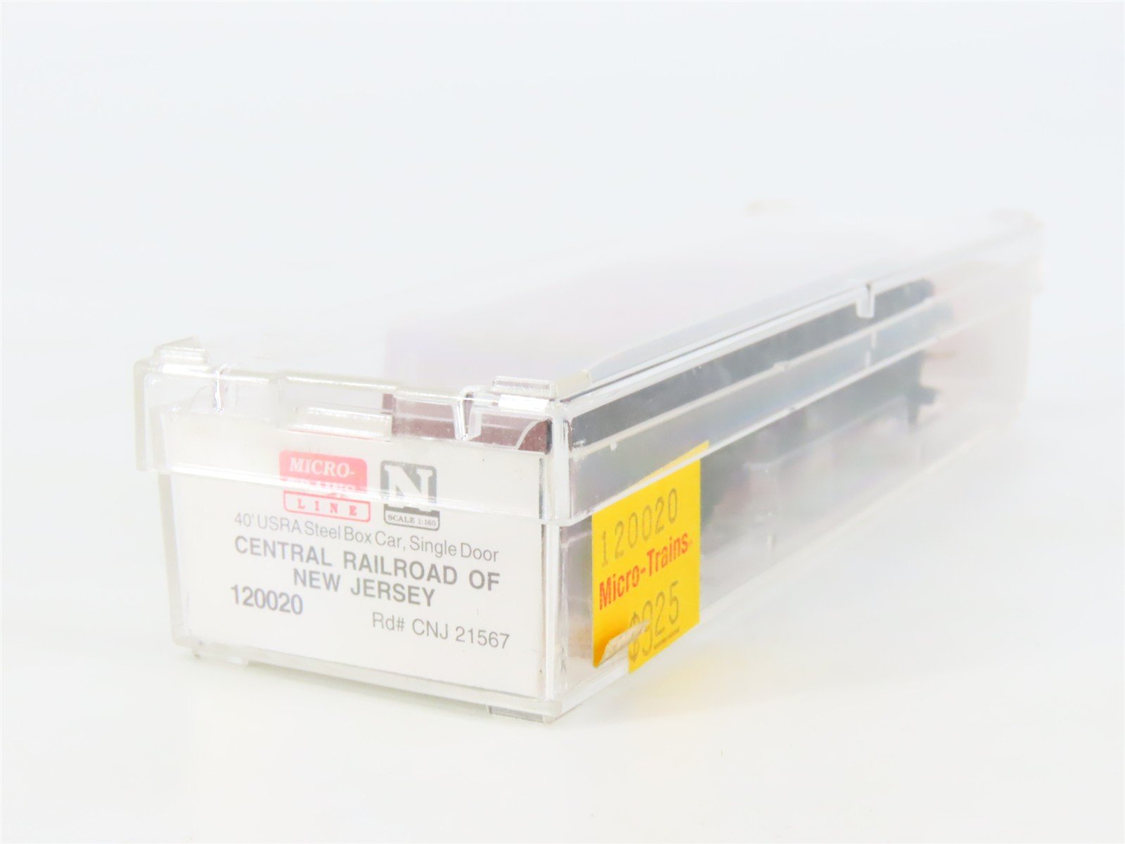 N Scale Micro-Trains 120020 CNJ Jersey Central 40' Single Door Box Car #21567