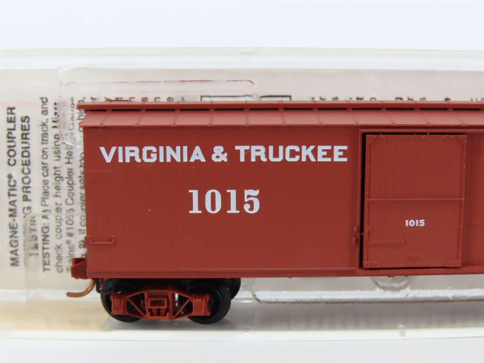 N Scale Micro-Trains MTL 39180 VT Virginia & Truckee 40' Box Car #1015