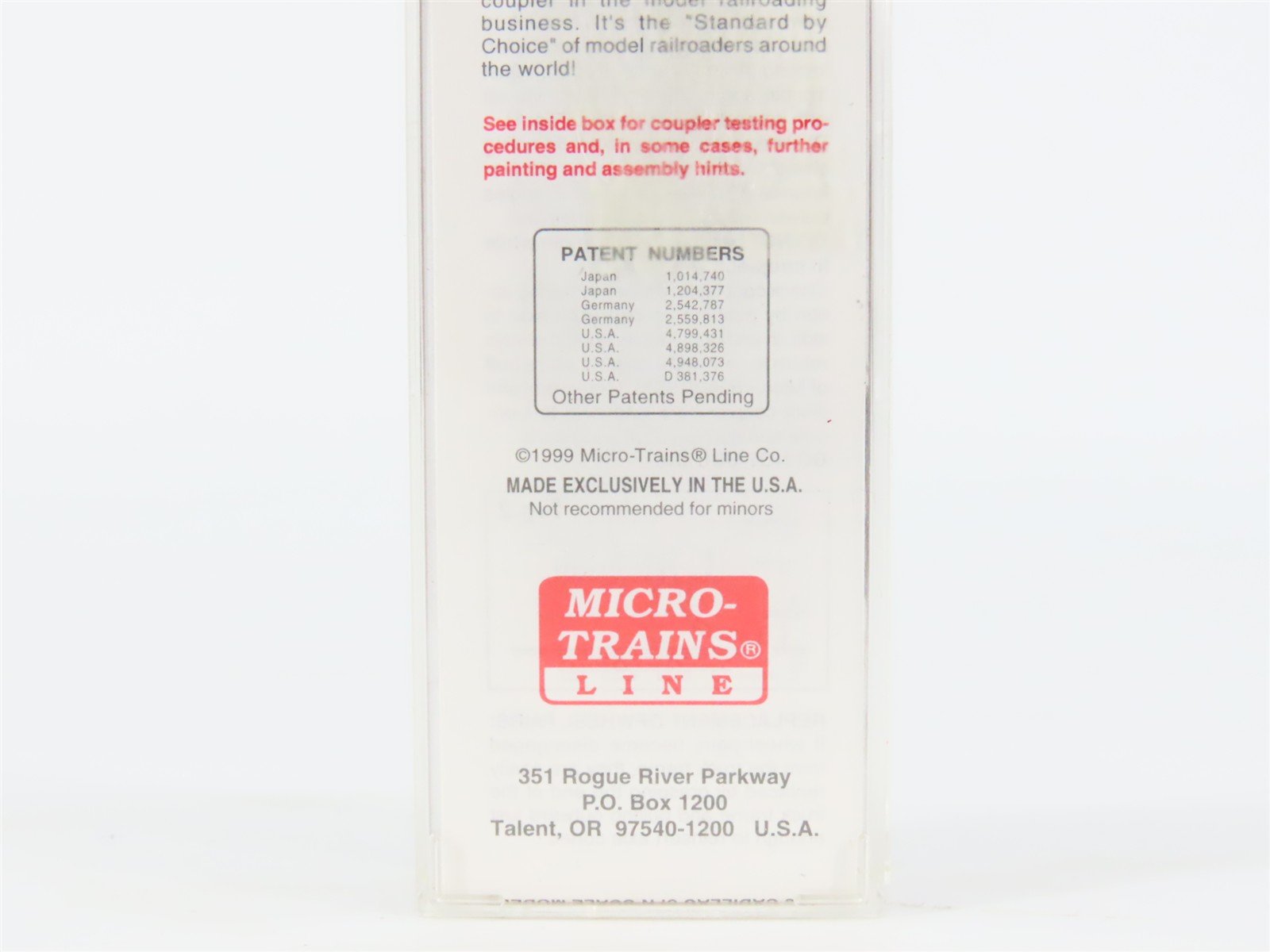N Scale Micro-Trains MTL 39180 VT Virginia & Truckee 40' Box Car #1015