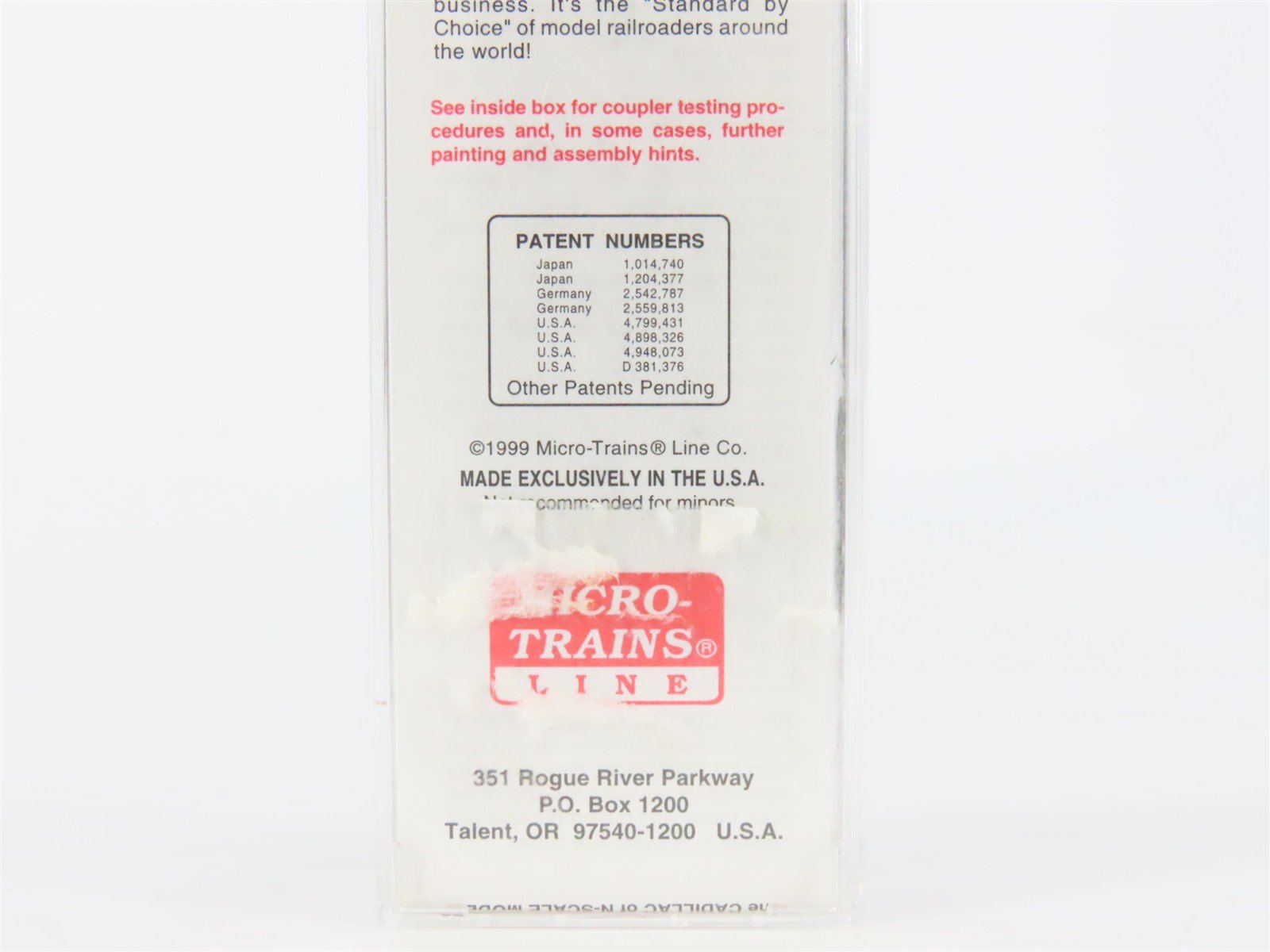 N Scale Micro-Trains MTL 39060 ATSF Santa Fe 40' Single Door Box Car #38693 C.T.