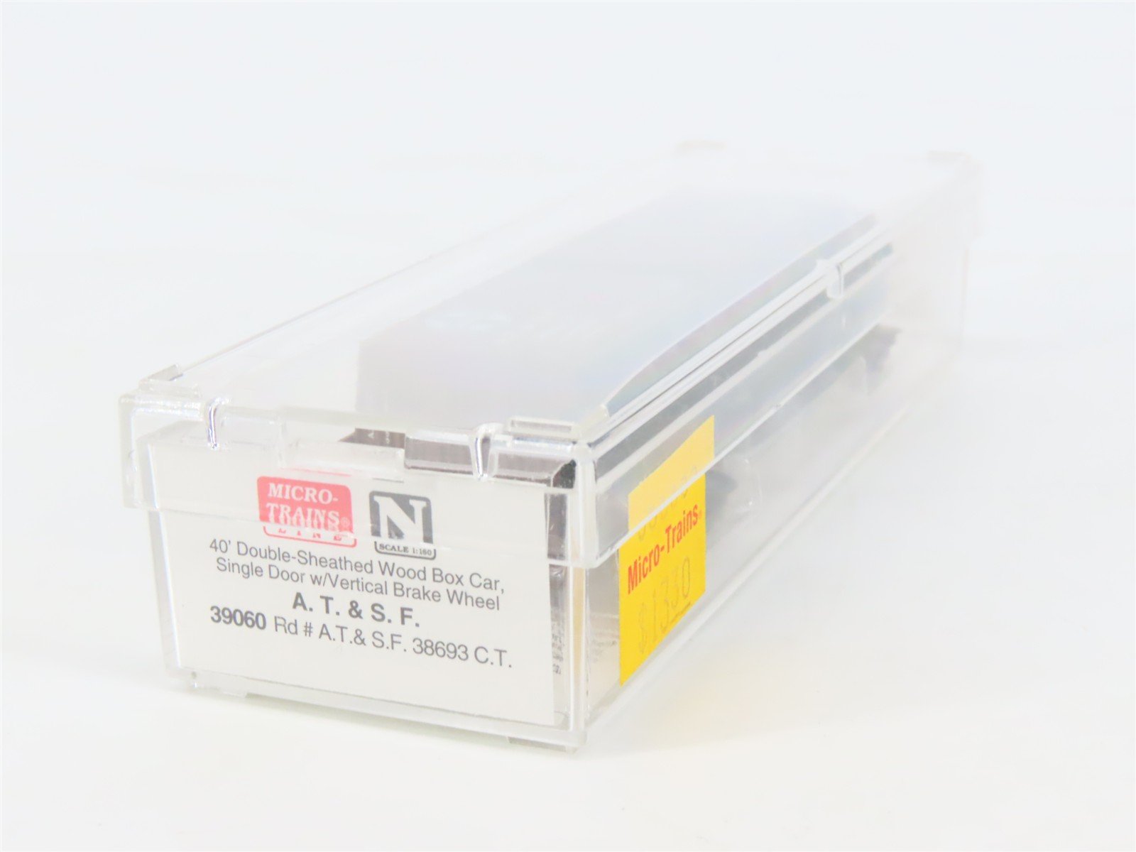 N Scale Micro-Trains MTL 39060 ATSF Santa Fe 40' Single Door Box Car #38693 C.T.