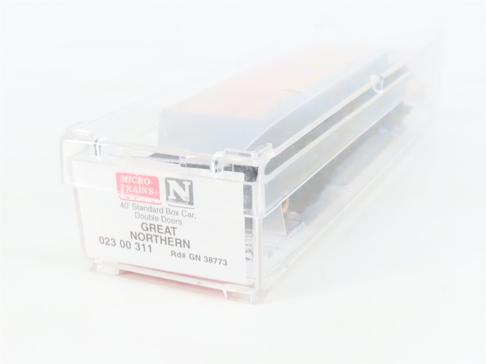 N Scale Micro-Trains MTL 02300311 GN Glacier National Park 40' Box Car #38773