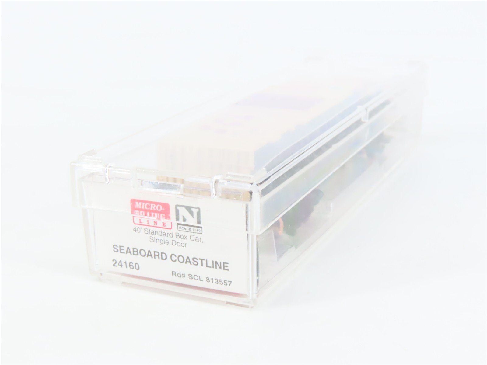 N Scale Micro-Trains MTL 24160 SCL Seaboard Coast Line 40' Box Car #813557