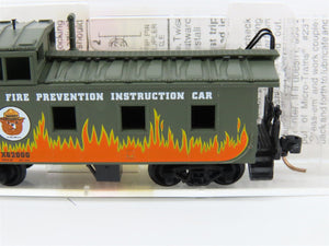 N Scale Micro-Trains MTL 100100 Smokey Bear 36' Offset Cupola Caboose #X62000