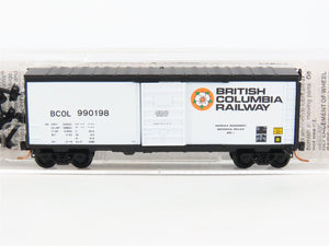 N Scale Micro-Trains MTL 07300060 BCOL British Columbia 40' Box Car #990198
