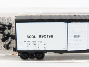 N Scale Micro-Trains MTL 07300060 BCOL British Columbia 40' Box Car #990198