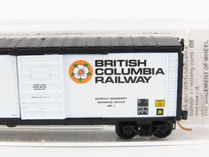 N Scale Micro-Trains MTL 07300060 BCOL British Columbia 40' Box Car #990198