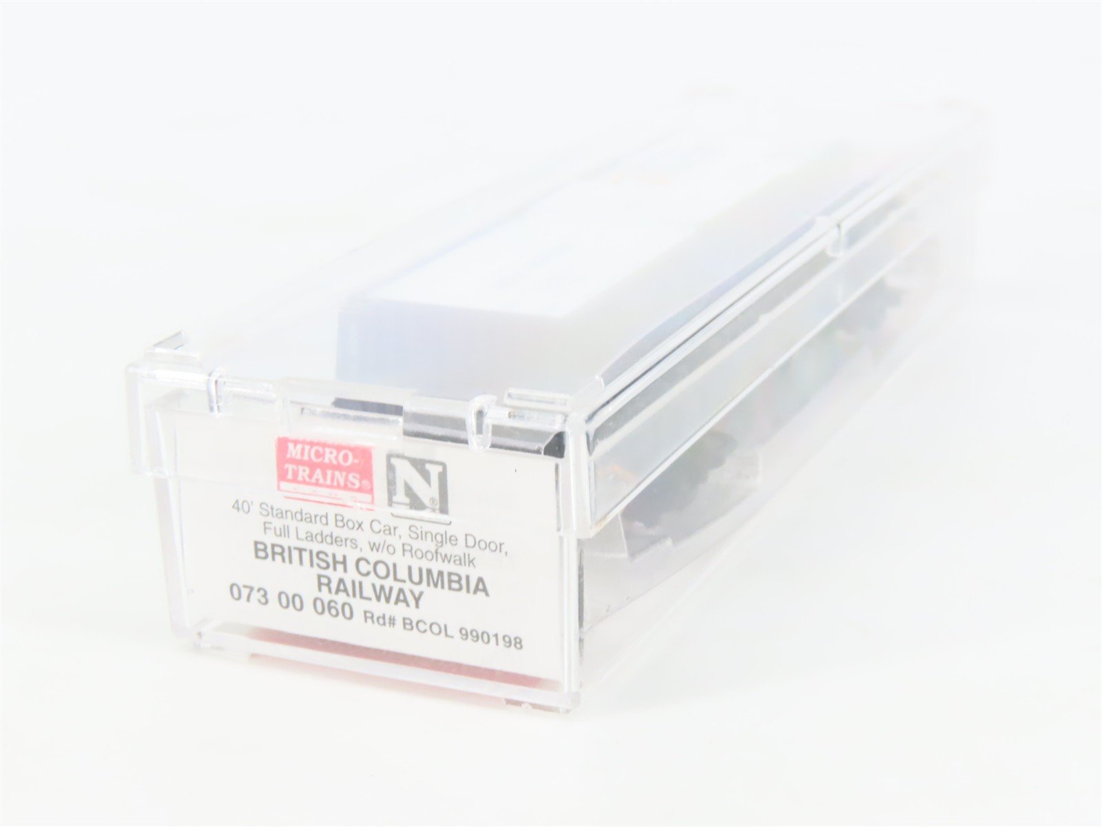 N Scale Micro-Trains MTL 07300060 BCOL British Columbia 40' Box Car #990198