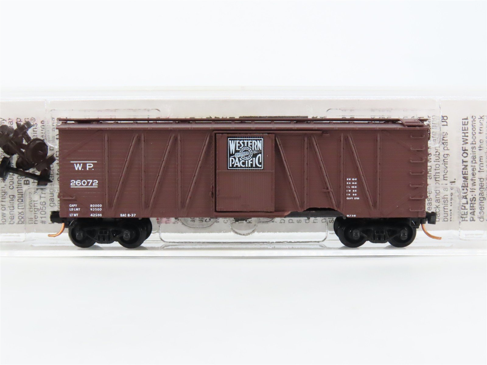 N Scale Micro-Trains MTL 28170 WP Feather River Route 40' Box Car #26072