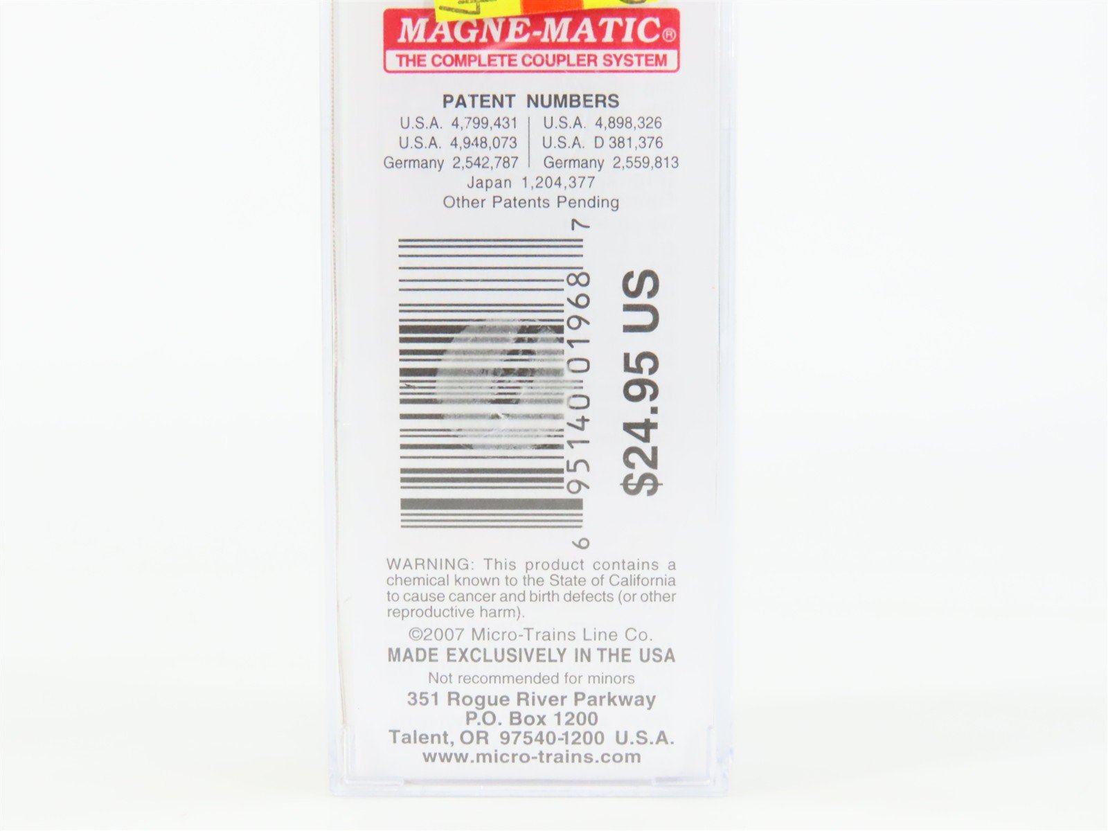N Scale Micro-Trains MTL 02400330 ARA Arcade & Attica 40' Box Car #506