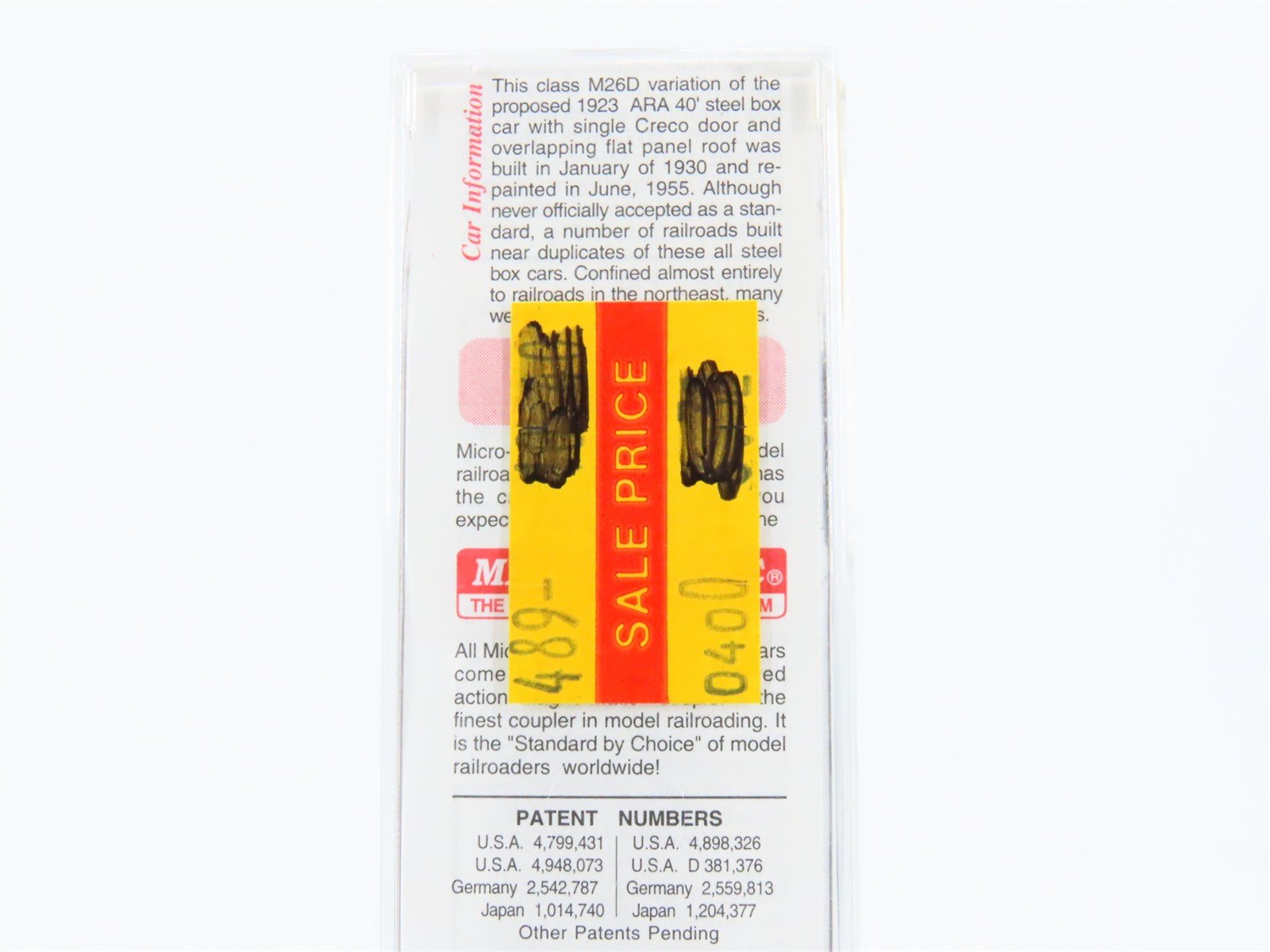N Scale Micro-Trains MTL 120240 B&O Baltimore & Ohio 40' Box Car #276383