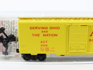 N Scale Micro-Trains MTL 20180 ACY Akron Canton & Youngstown 40' Box Car #3326
