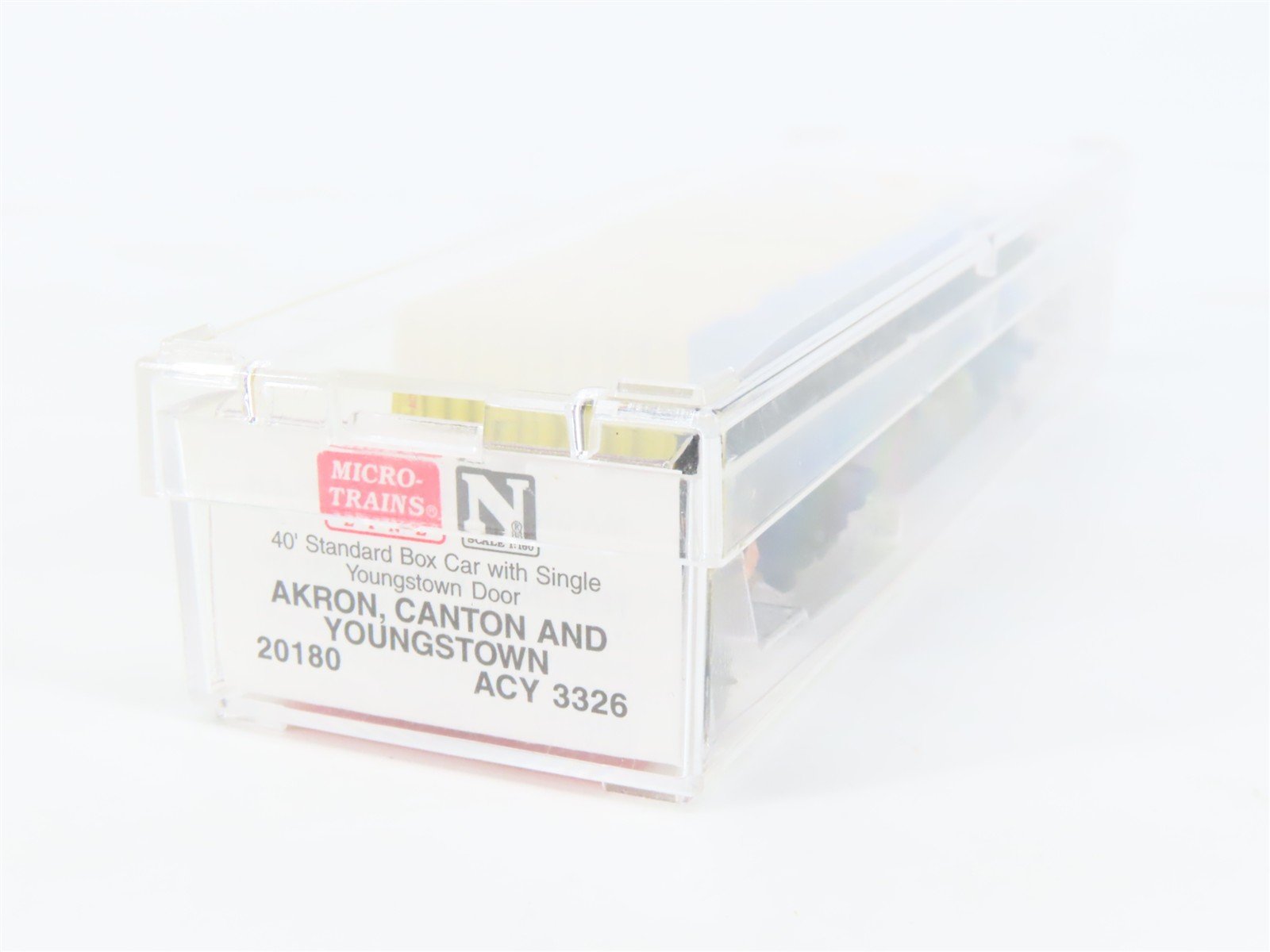 N Scale Micro-Trains MTL 20180 ACY Akron Canton & Youngstown 40' Box Car #3326