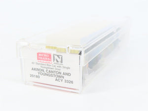 N Scale Micro-Trains MTL 20180 ACY Akron Canton & Youngstown 40' Box Car #3326