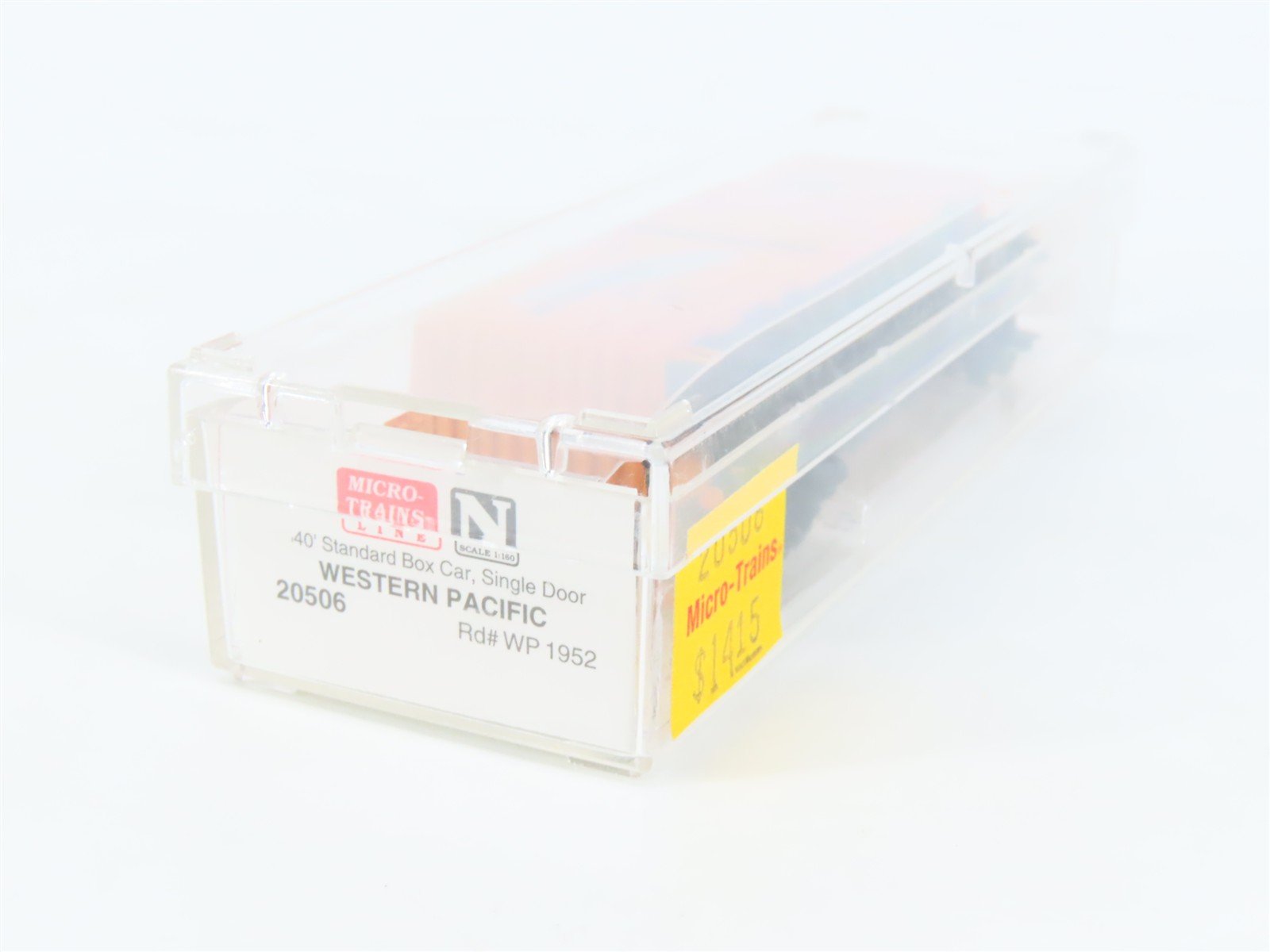 N Scale Micro-Trains MTL 20506 WP Western Pacific Feather 40' Box Car #1952
