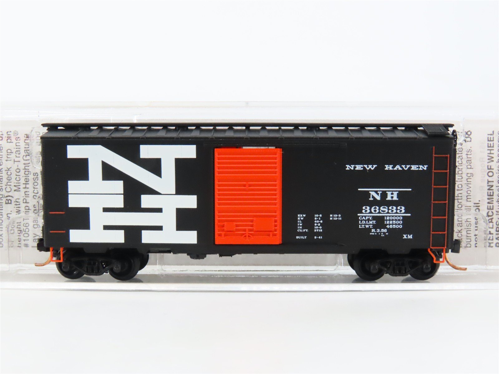 N Scale Micro-Trains MTL 20556 NH New Haven 40' Single Door Box Car #36833
