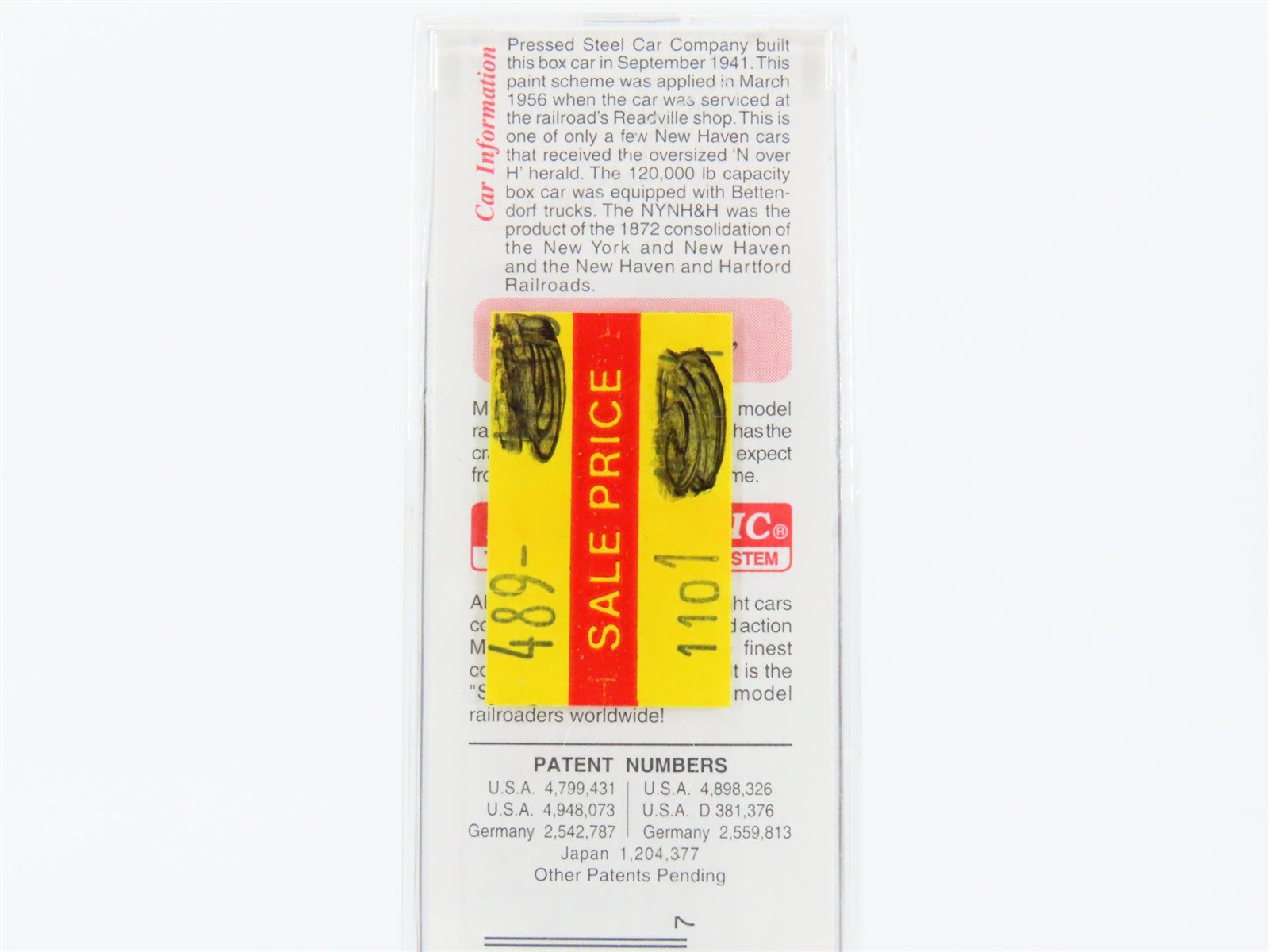 N Scale Micro-Trains MTL 20556 NH New Haven 40' Single Door Box Car #36833