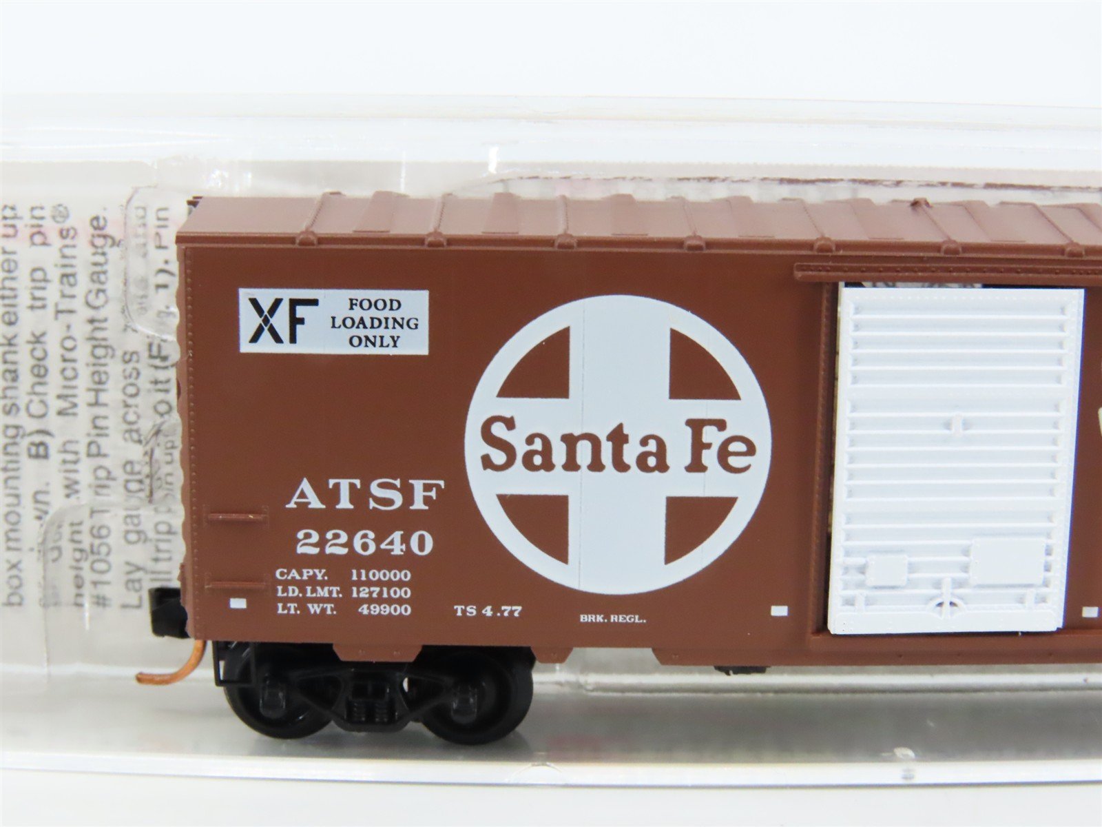 N Scale Micro-Trains MTL 73010 ATSF Santa Fe 40' Single Door Box Car #22640