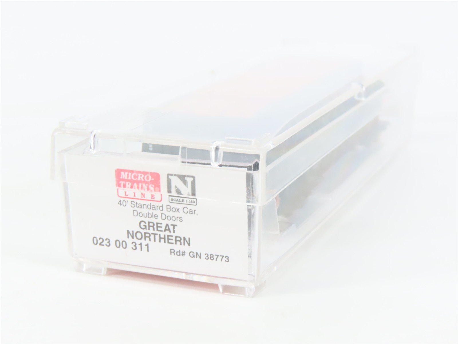 N Scale Micro-Trains MTL 02300311 GN Glacier National Park 40' Box Car #38773
