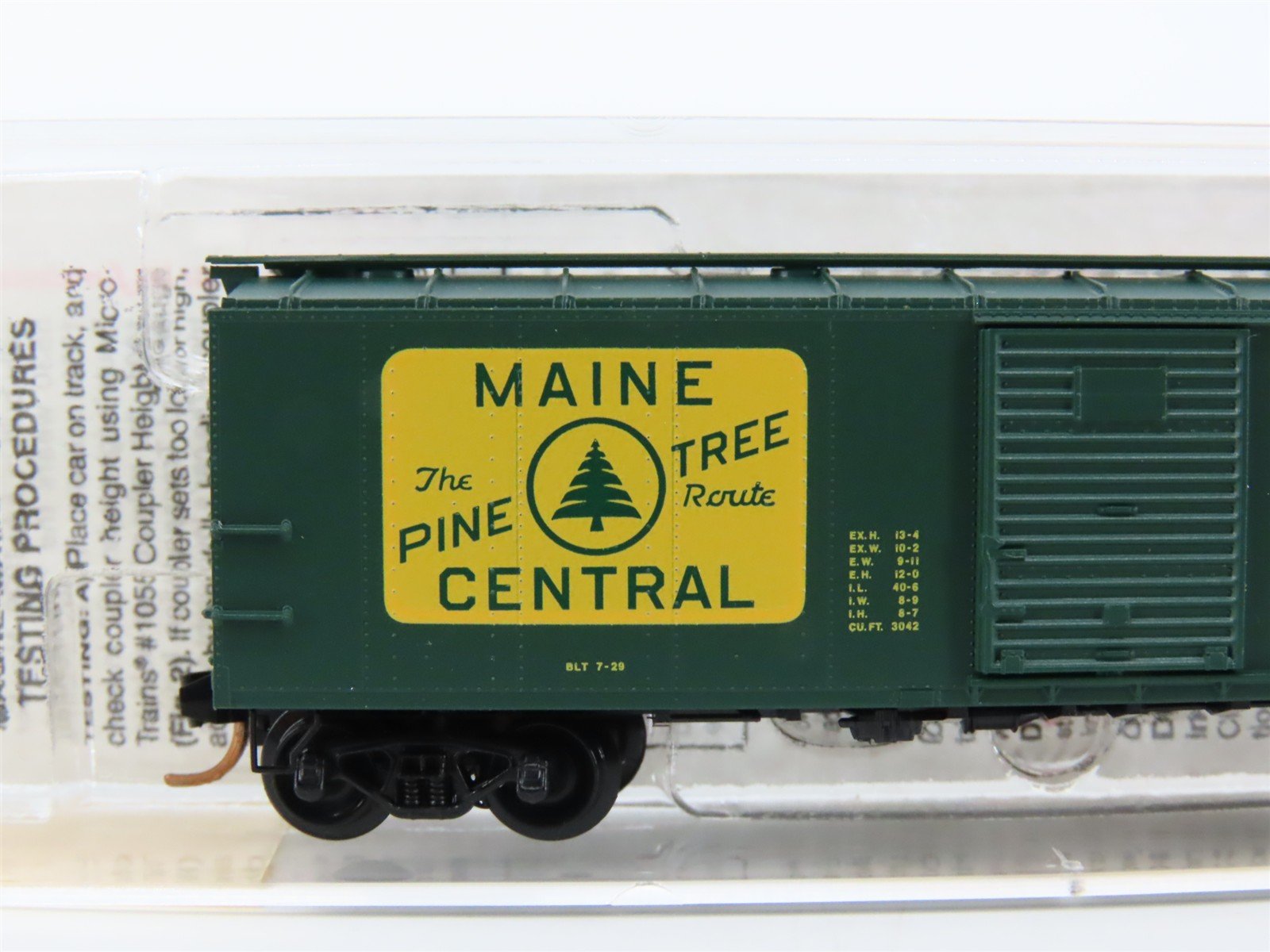 N Micro-Trains MTL 120040 MEC Maine Central Pine Tree Route 40' Box Car #5530