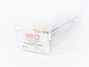 N Scale Micro-Trains MTL 48110.2 MILW Milwaukee Road 50' Gondola #81119 w/ Load