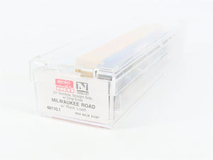 N Scale Micro-Trains MTL 48110.1 MILW Milwaukee Road 50' Gondola #81087 w/ Load