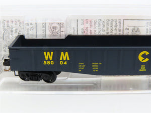 N Scale Micro-Trains MTL 106070 WM Chessie System 50' Fixed End Gondola #58004