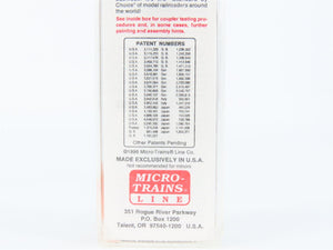 N Micro-Trains MTL 46340 ARR Alaska Railroad 50' Fishbelly Side Gondola #13843