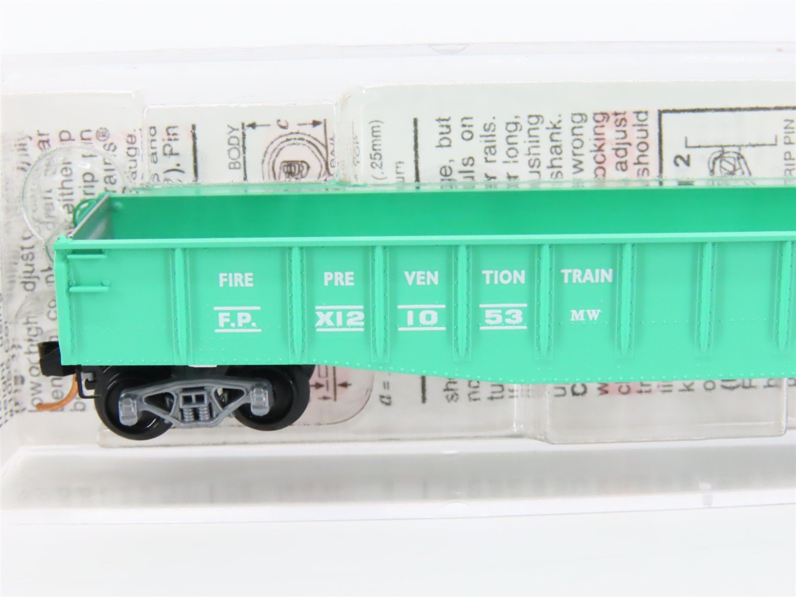 N Scale Micro-Trains MTL 46360 FP Smokey Bear Fire Prevention Gondola #X121053