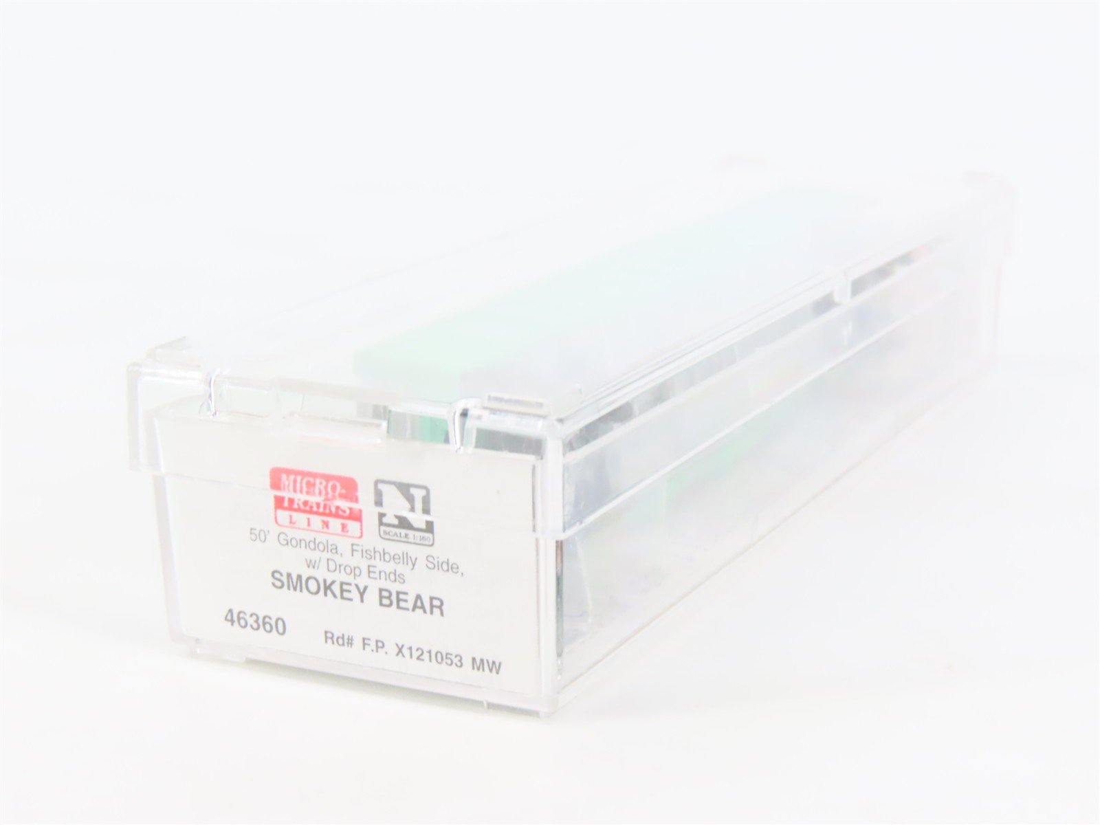 N Scale Micro-Trains MTL 46360 FP Smokey Bear Fire Prevention Gondola #X121053