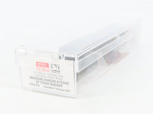N Scale Micro-Trains MTL 45240 MK&T of Texas 50' Fishbelly Side Flat Car #3554