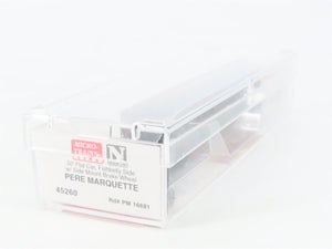 N Micro-Trains MTL 45260 PM Pere Marquette 50' Fishbelly Side Flat Car #16681