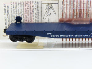 N Micro-Trains MTL 45190 DAF U.S. Air Force 50' Fishbelly Side Flat Car #35780