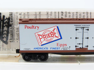 N Scale Micro-Trains MTL 49520 NWX Priebe Poultry & Eggs 40' Reefer #8607