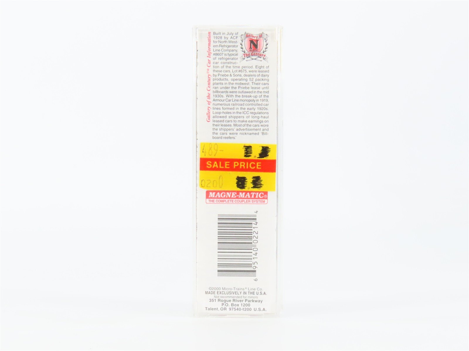 N Scale Micro-Trains MTL 49520 NWX Priebe Poultry & Eggs 40' Reefer #8607
