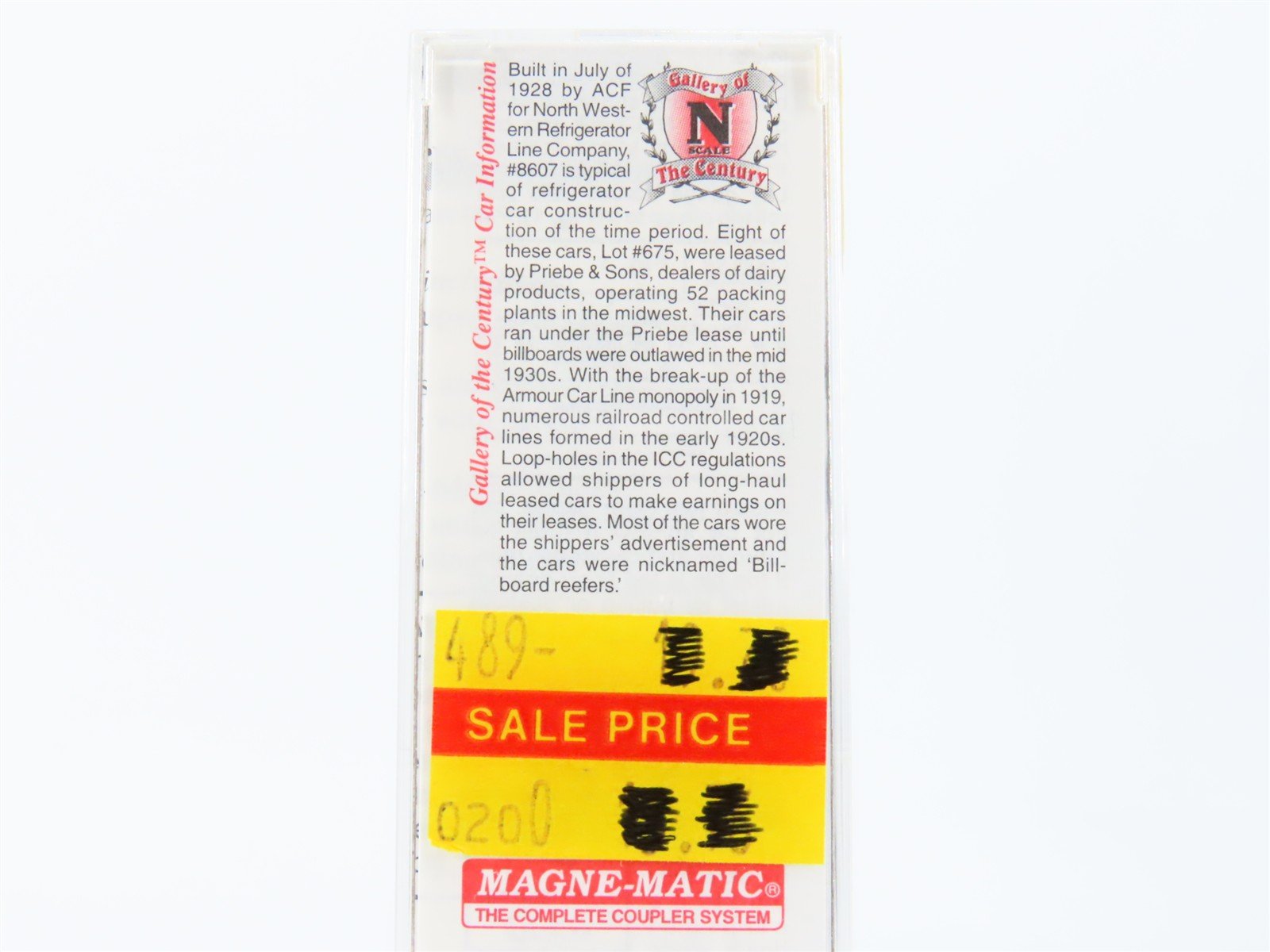 N Scale Micro-Trains MTL 49520 NWX Priebe Poultry & Eggs 40' Reefer #8607