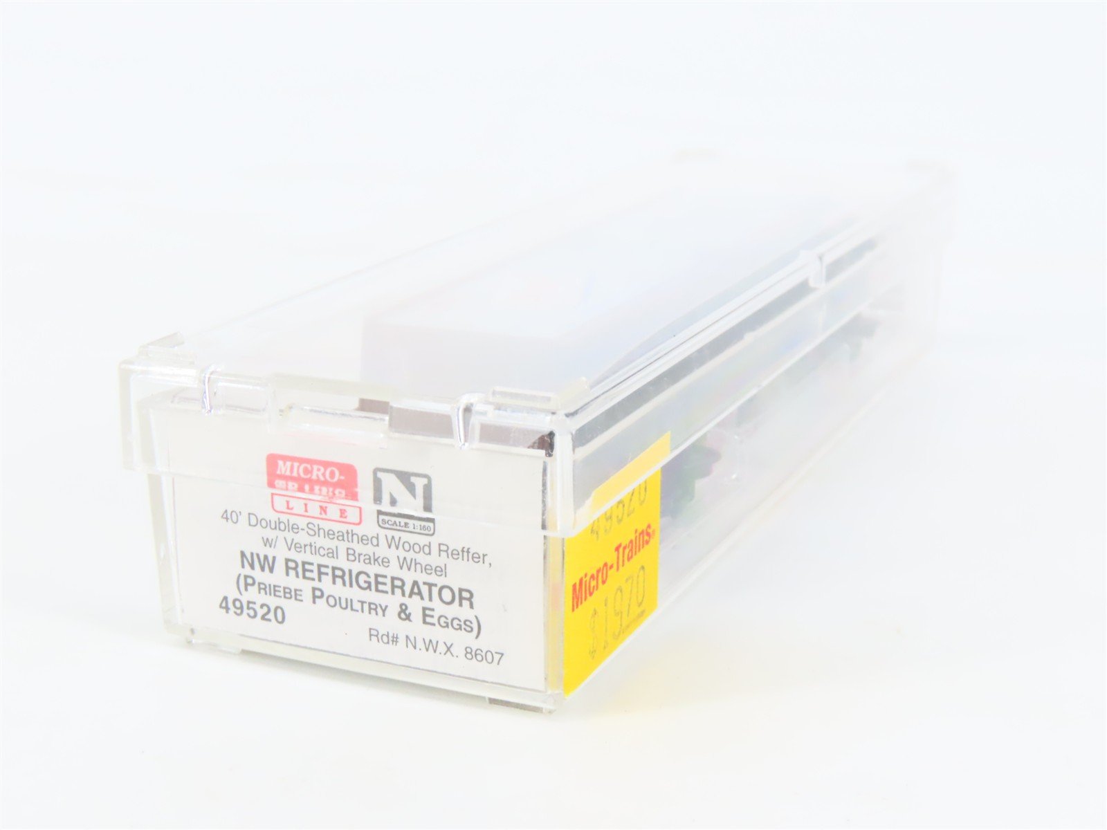 N Scale Micro-Trains MTL 49520 NWX Priebe Poultry & Eggs 40' Reefer #8607