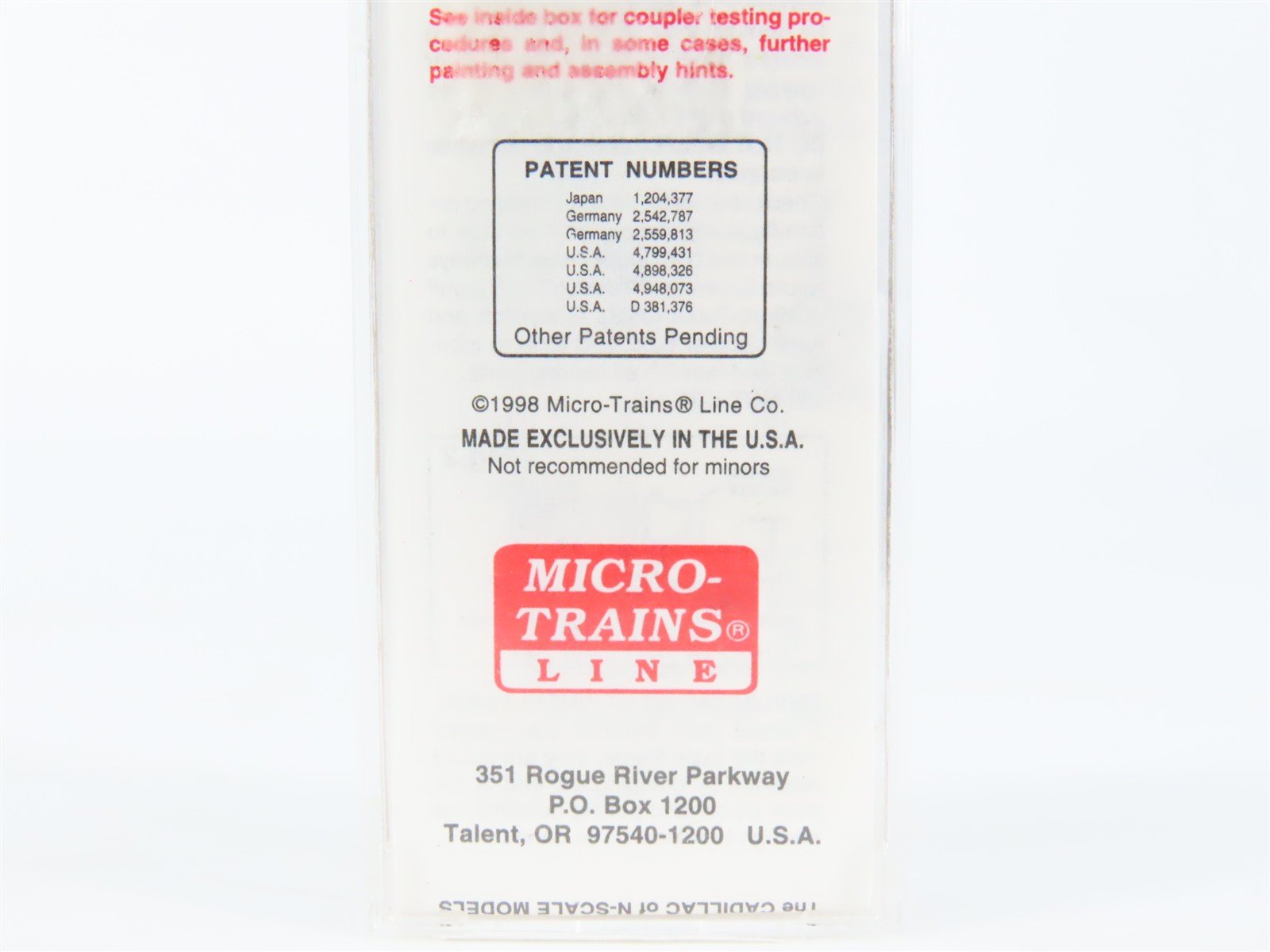 N Scale Micro-Trains MTL 59030 ATSF Santa Fe 40' Steel Side Ice Reefer #188457