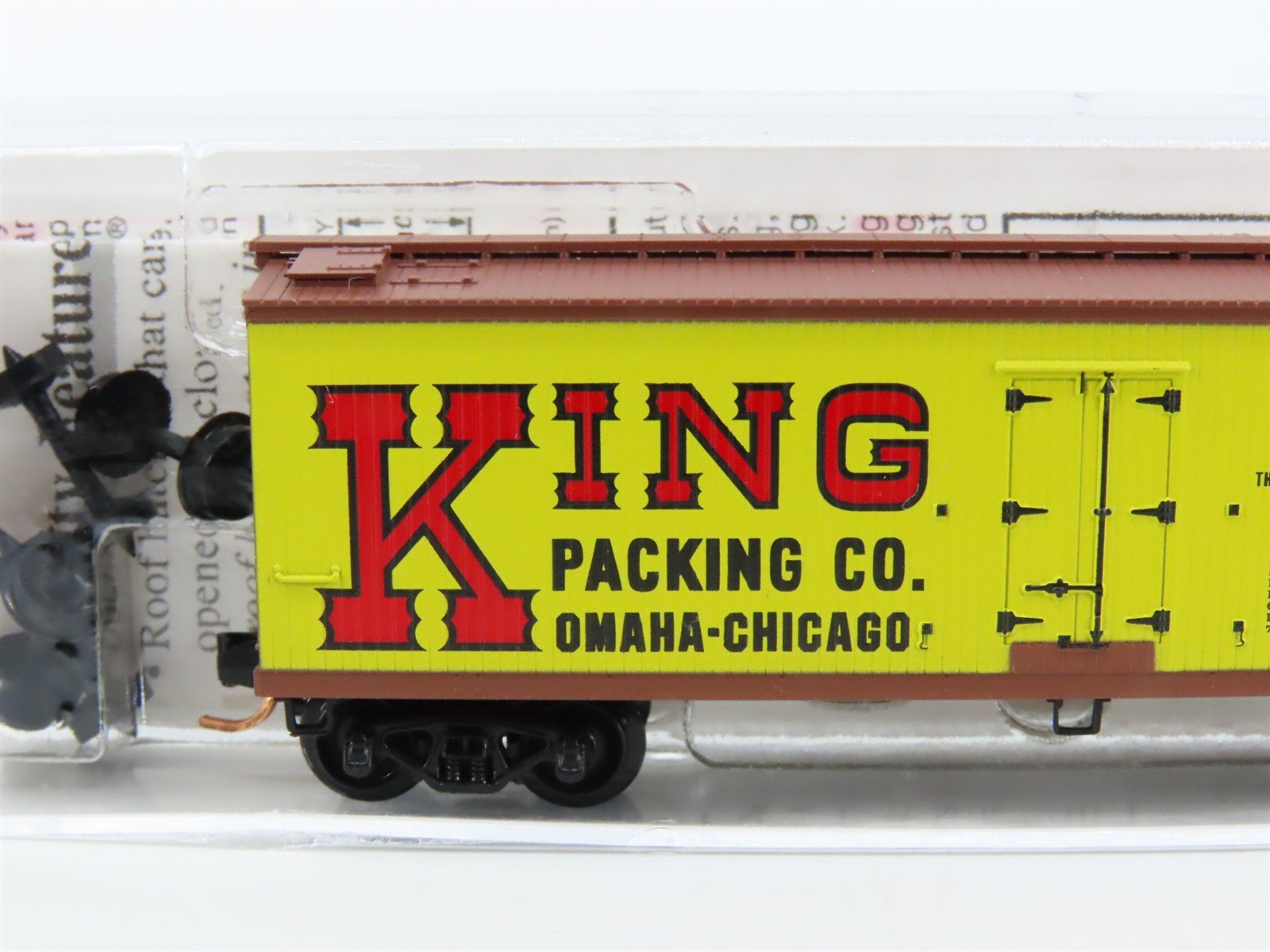 N Scale Micro-Trains MTL 49120 KPCX King Packing Co. 40' Wood Reefer #205