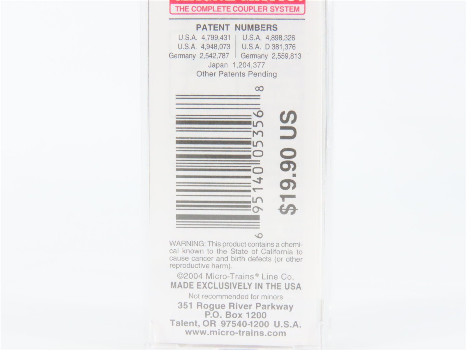 N Scale Micro-Trains MTL 49120 KPCX King Packing Co. 40' Wood Reefer #205