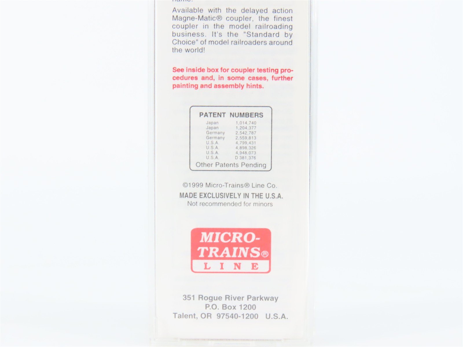 N Scale Micro-Trains MTL 49410 URTC Miller High Life Beer 40' Reefer #93187